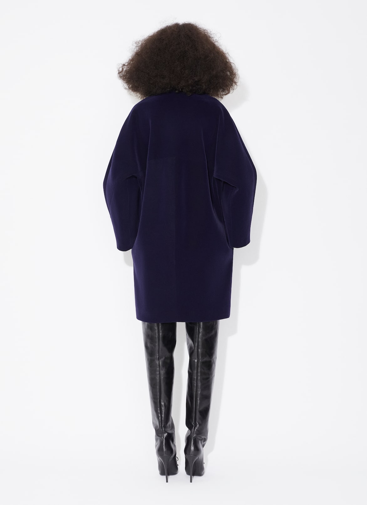 ROUND COAT ALAÏA BLUE JEANS ROUND COAT